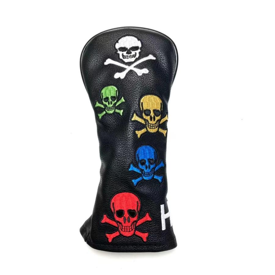 【ヘッドカバー】 5色スカル 単品 1番・3番・5番・X番