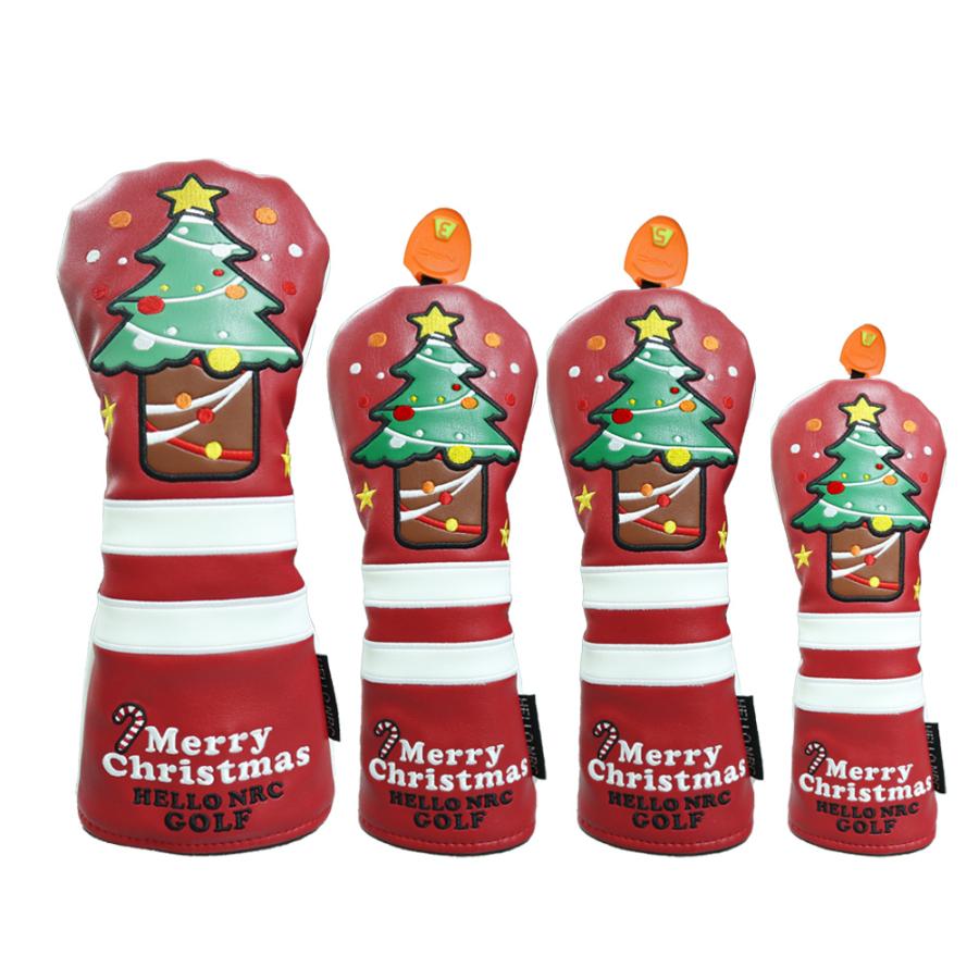 【ヘッドカバー】 クリスマス 4点セット DR/FW×2/UT
