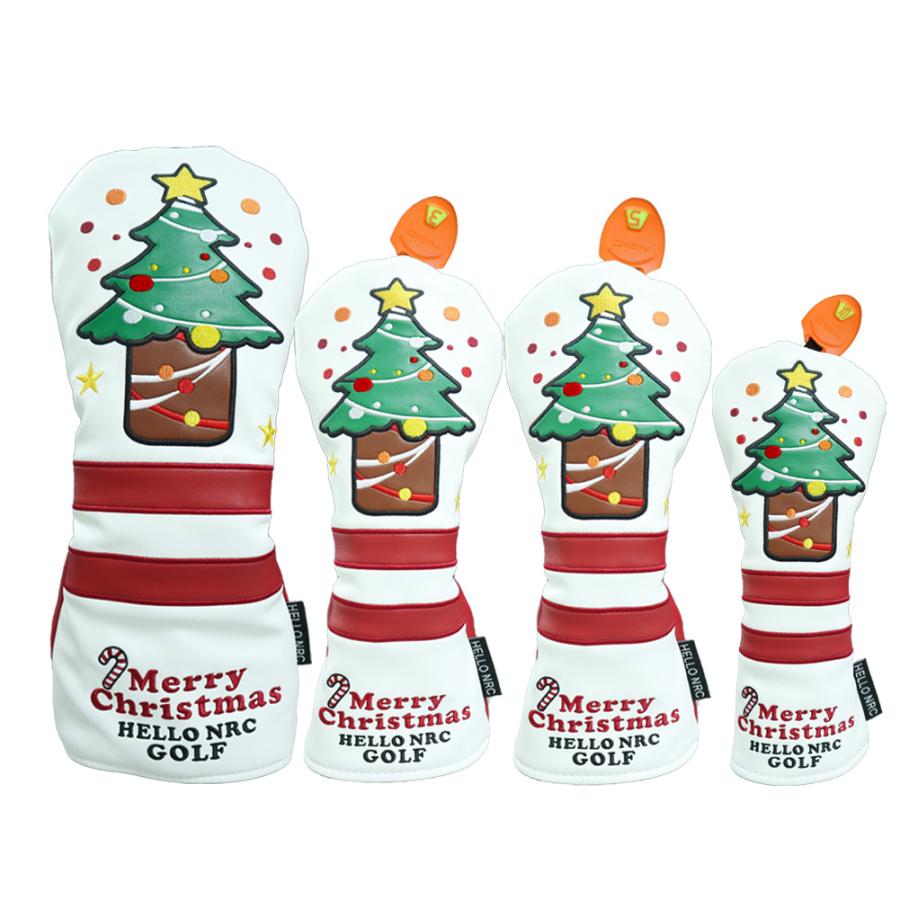 【ヘッドカバー】 クリスマス 4点セット DR/FW×2/UT