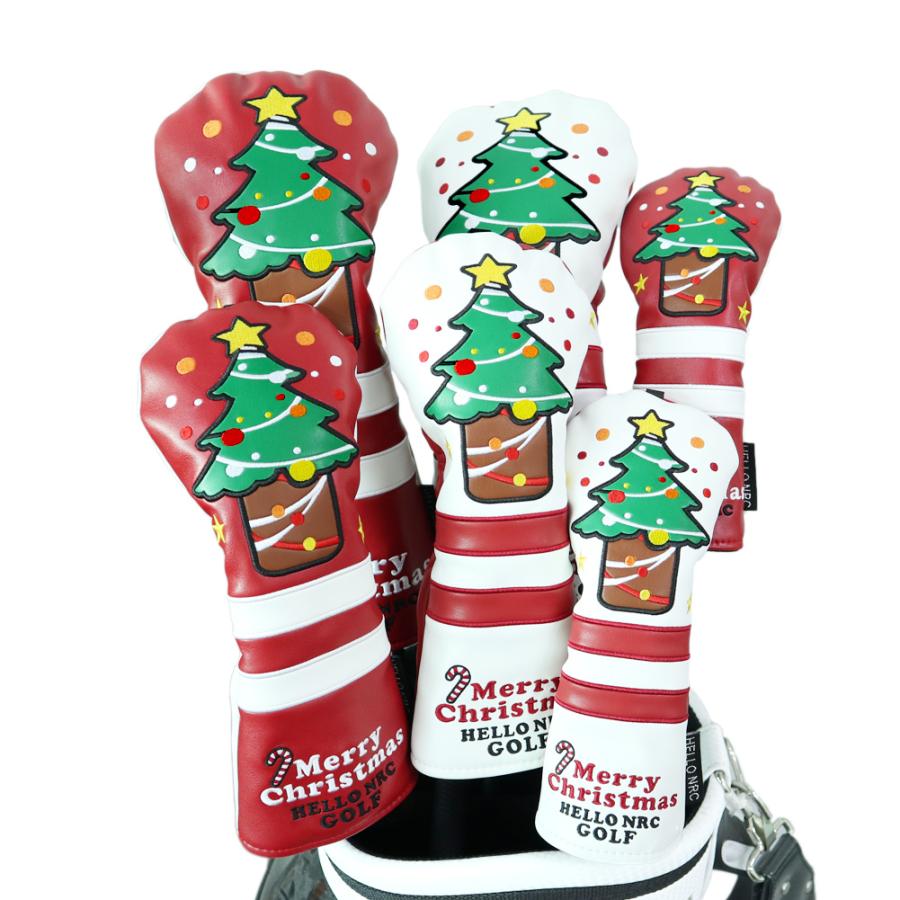 【ヘッドカバー】 クリスマス 単品 DR・FW・UT
