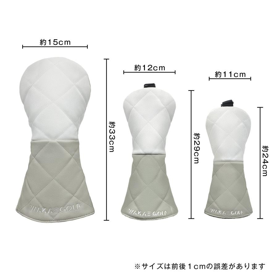 【ヘッドカバー】WAKAE GOLFオリジナル ダイヤ 単品 DR・FW・UT