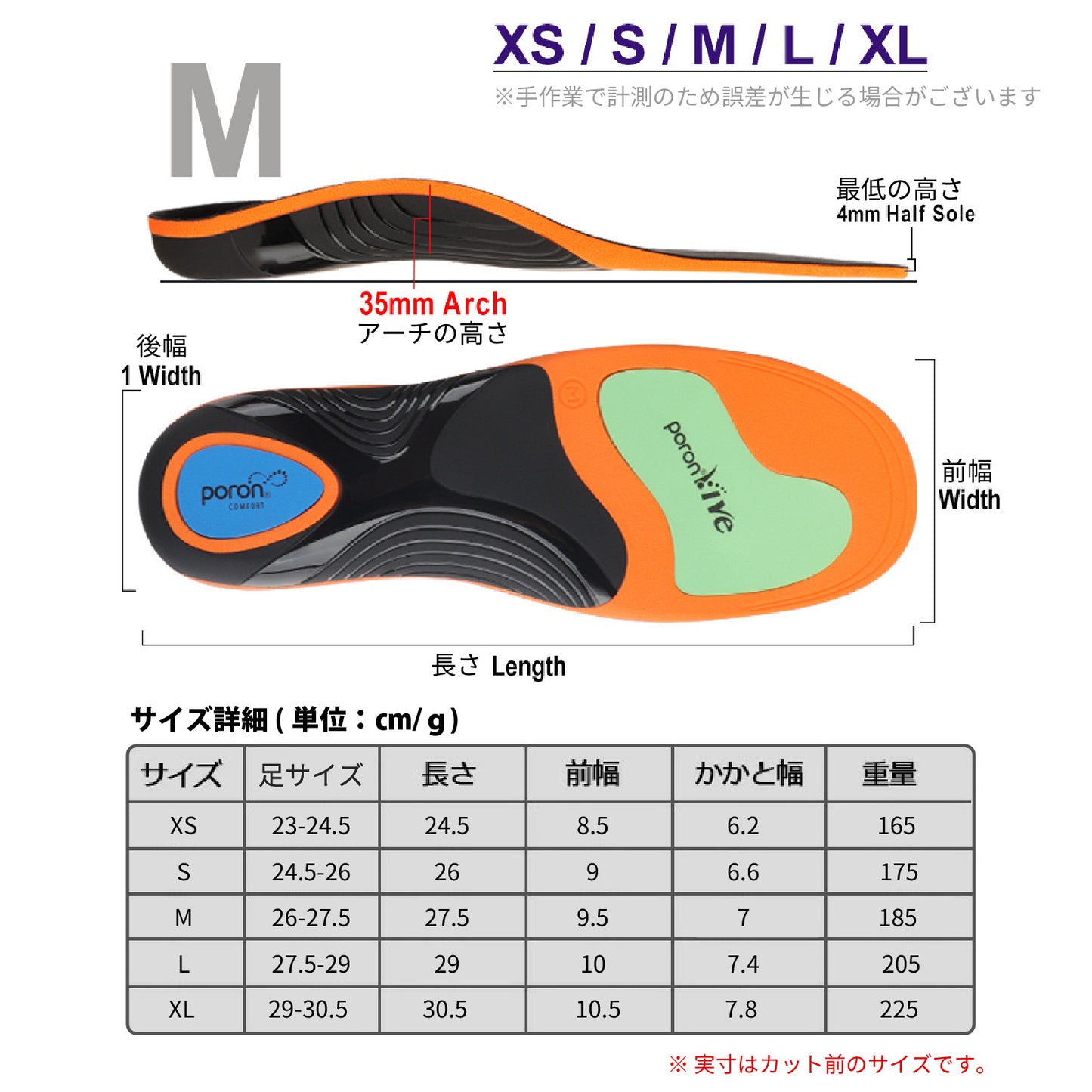 【90%衝撃吸収可能!】スポーツインソール ゴルフ 疲れない 衝撃吸収 90%衝撃吸収可能 足裏 筋力サポーター インソール 中敷き 立ち仕事 足の負担軽減