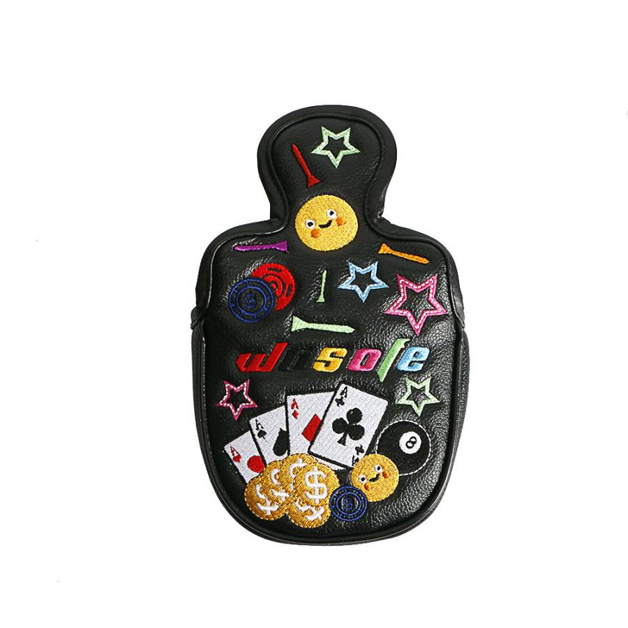 【パターカバー】トランプ 刺繍 マレットタイプ