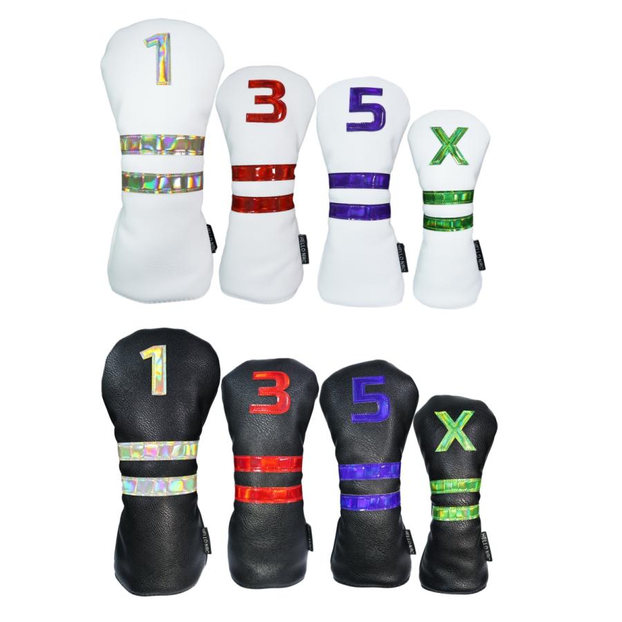 【ヘッドカバー】 カラフル 単品 1番・3番・5番・X番