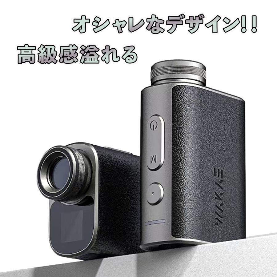 ゴルフレーザー距離計 小型mini 3点間距離測定 ピンロック 競技対応 サブディスプレイ搭載 高透過レンズ 1093yd