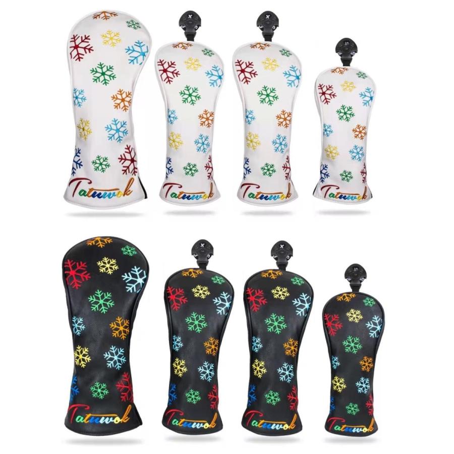 【ヘッドカバー】 雪花 4点セット DR/FW×2/UT