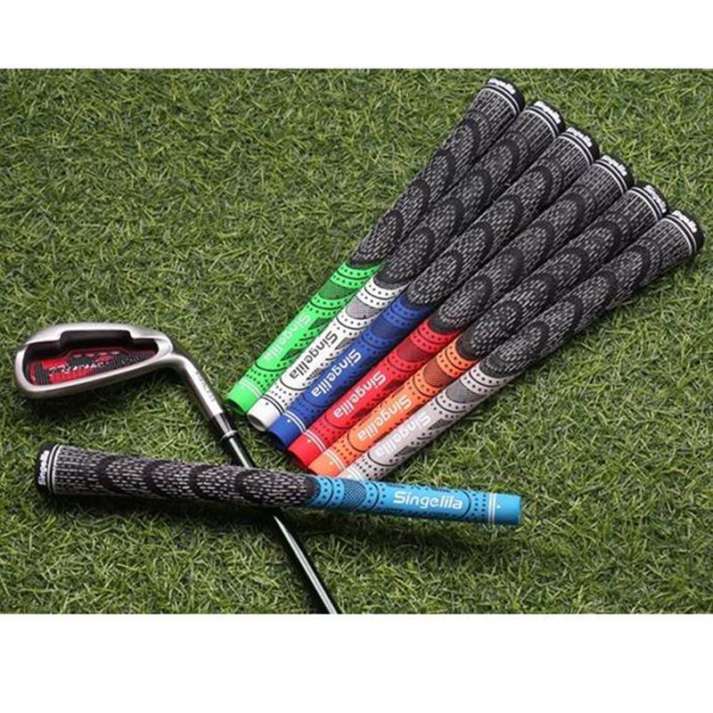 ゴルフ グリップ クラブ グリップ 単品 交換 滑り止め バックライン無 全天候パフォーマンス ゴム素材 バックライン無し 7色 Singelila