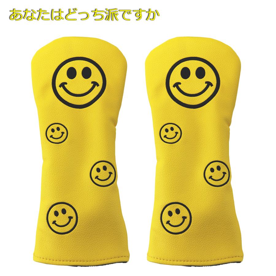 【ヘッドカバー】 スマイル 単品 DR・FW・UT