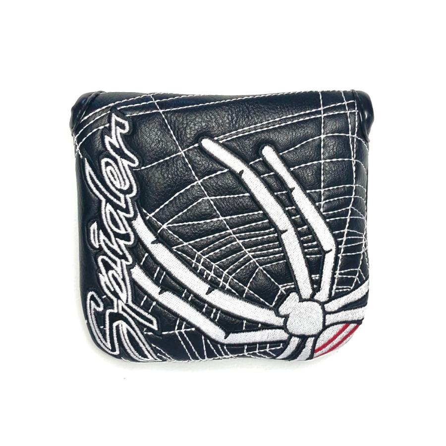 ゴルフ ヘッドカバー パターカバー マグネット付け マレット オデッセイ2ボール・テーラーメイド スパイダーパター 対応 spider