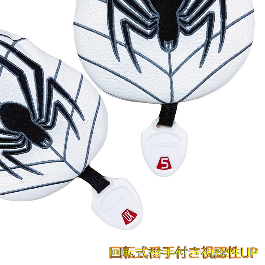 【ヘッドカバー】 スパイダー 4点セット 組み合わせ変更可能