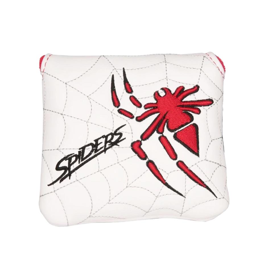 ゴルフ パターカバー ヘッドカバー マレット マグネット付け テーラーメイド スパイダーパター スコッティーキャメロン オデッセイに適合 蜘蛛