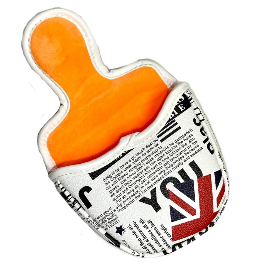 ゴルフ パターカバー ヘッドカバー オデッセイ 2ボール 対応 マレット マグネットタイプ イギリス