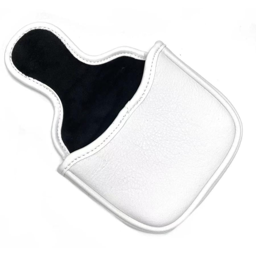 ゴルフ ヘッドカバー パターカバー マレット オデッセイ2ボール テーラーメイド スパイダーパター 対応 マグネット式 ハートネコ