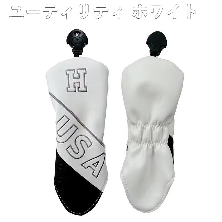 【ヘッドカバー】 USA網 4点セット DR/FW×2/UT(H番)