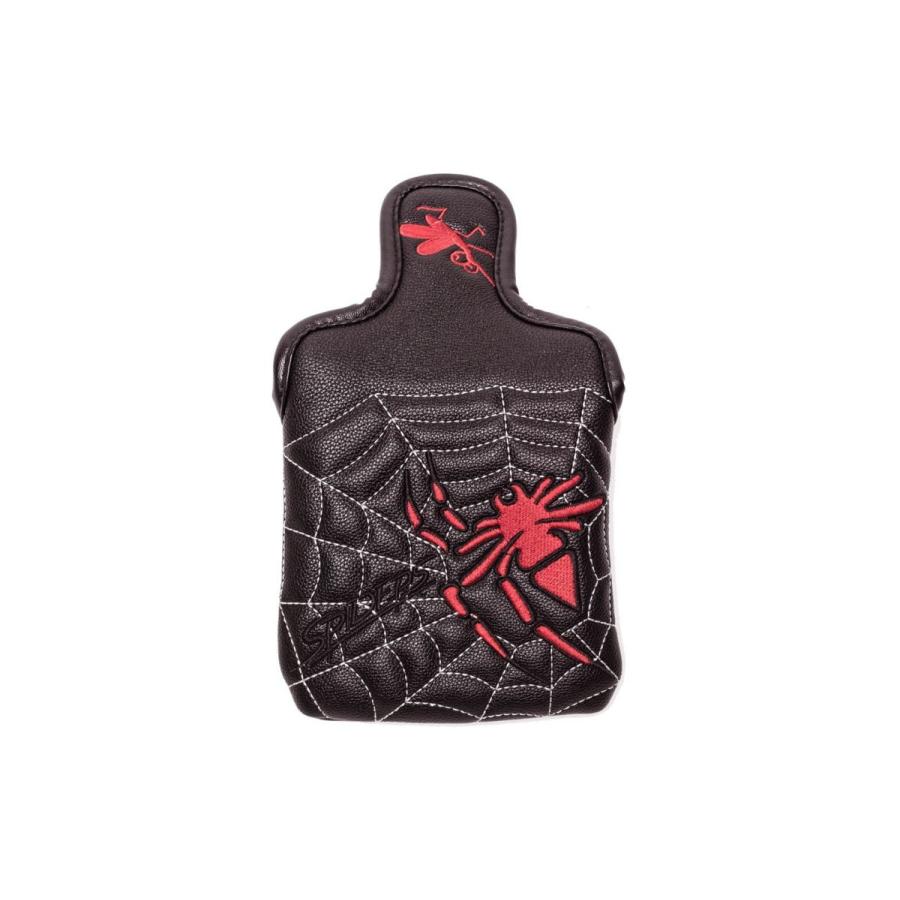 ゴルフ ヘッドカバー パターカバー マレット オデッセイ2ボール・テーラーメイド スパイダーパター 対応 スパイダー デザイン 3色