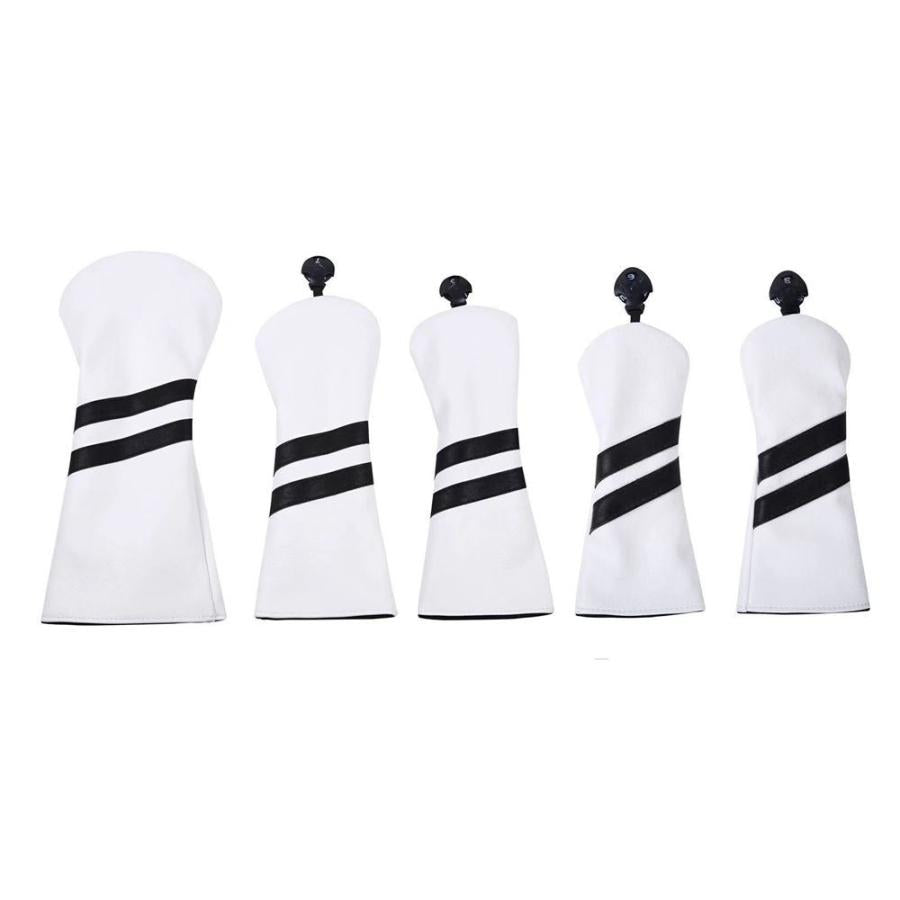 【ヘッドカバー】シンプル 6色展開 5点セット DR/FW×2/UT×2
