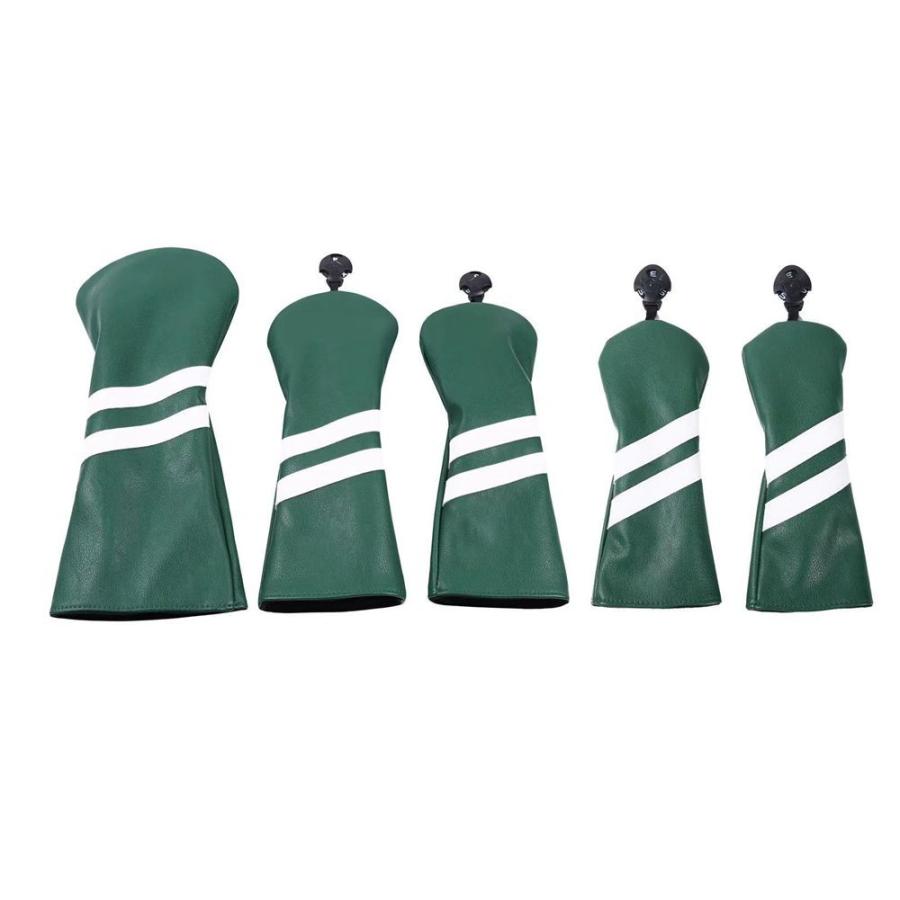 【ヘッドカバー】シンプル 6色展開 5点セット DR/FW×2/UT×2