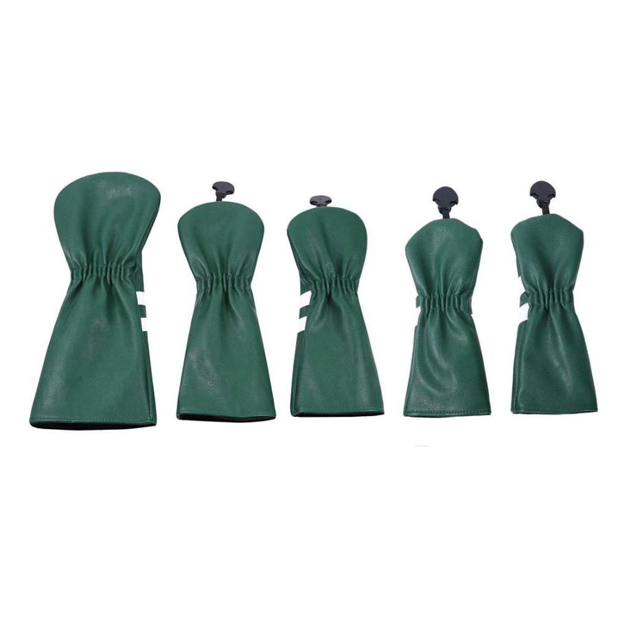 【ヘッドカバー】シンプル 6色展開 5点セット DR/FW×2/UT×2