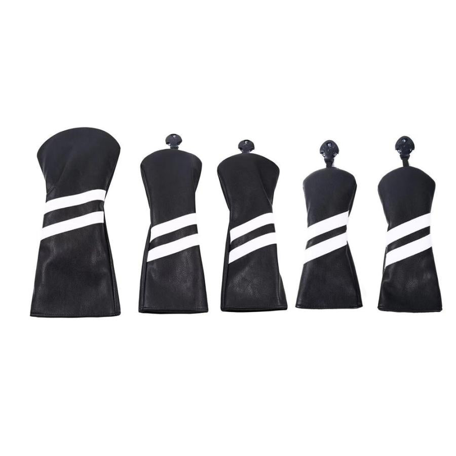 【ヘッドカバー】シンプル 6色展開 5点セット DR/FW×2/UT×2