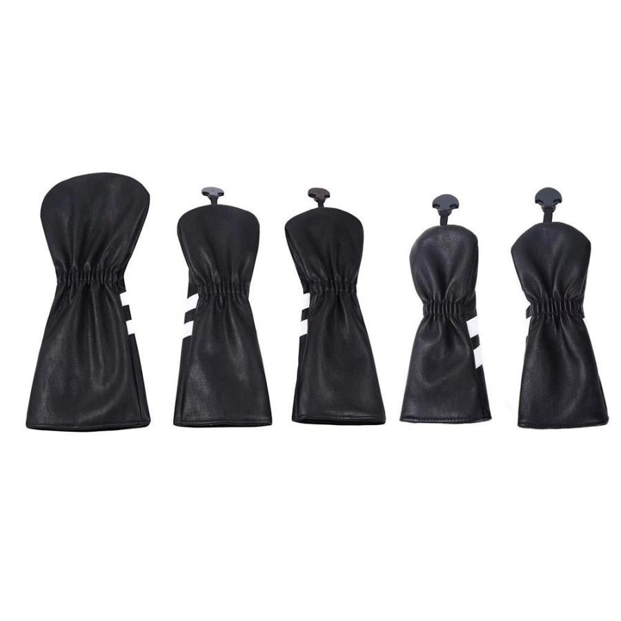 【ヘッドカバー】シンプル 6色展開 5点セット DR/FW×2/UT×2