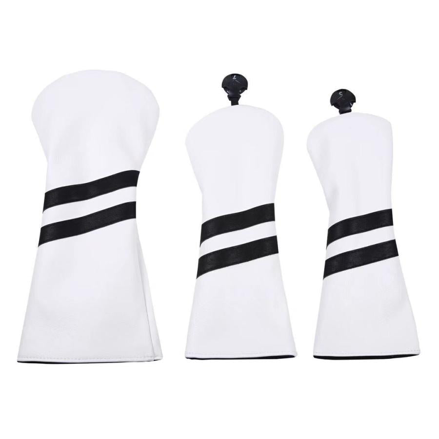 【ヘッドカバー】 シンプル 6色展開 3点セット DR/FW×2