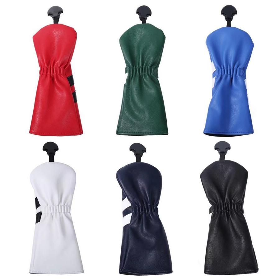 【ヘッドカバー】 無地 2本線 フェアウェイウッド用 単品