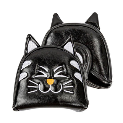 【ヘッド/パターカバー】 ニコニコ猫 単品 DR・FW・UT・マレット・ピンタイプ