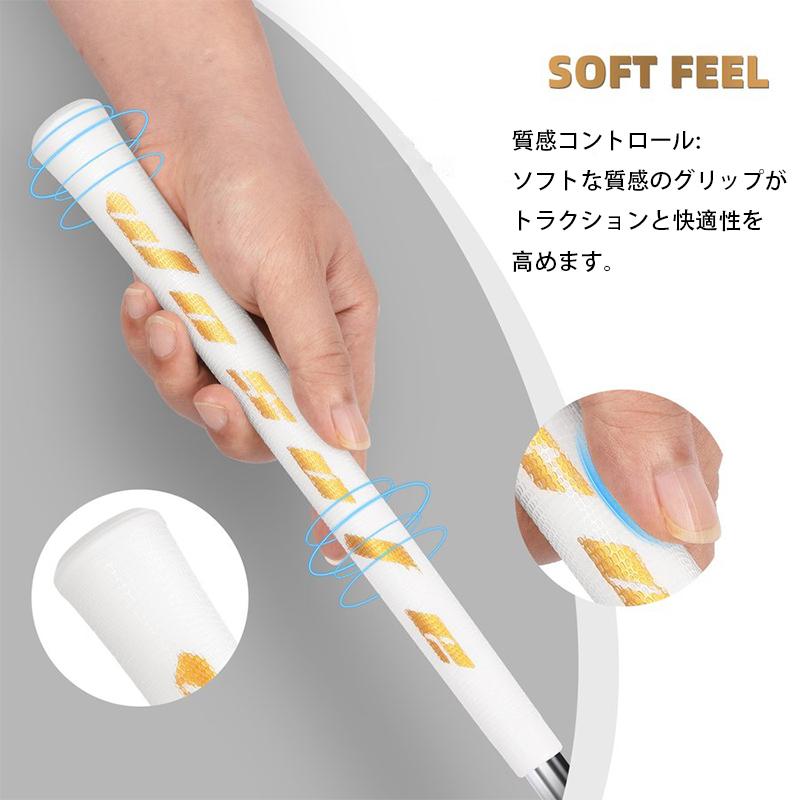 グリップ ウッド アイアン 用 セット 全天候パフォーマンス ゴム素材 ゴルフ 用 品 ゴルフ グリップ おしゃれ 8本セット Wosofe