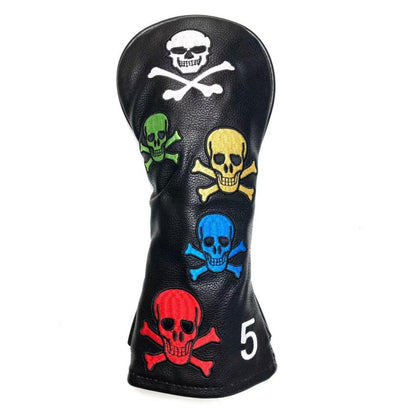 【ヘッドカバー】 5色スカル 単品 1番・3番・5番・X番