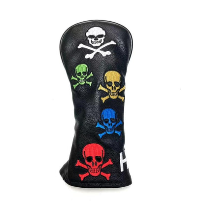【ヘッドカバー】 5色スカル 単品 1番・3番・5番・X番