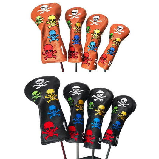 【ヘッドカバー】 5色スカル 単品 1番・3番・5番・X番