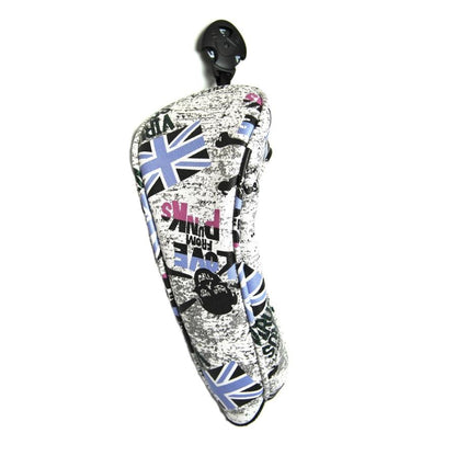 【ヘッドカバー】 スカル×イギリス国旗 単品 ユーティリティー(UT)用