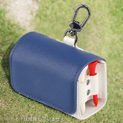 ゴルフボールケース ボールホルダー ゴルフ ポーチ カラビナ付き ベルト装着 メンズ レディース 小物入れ ティーホルダー ゴルフ用品 軽量 コンパクト