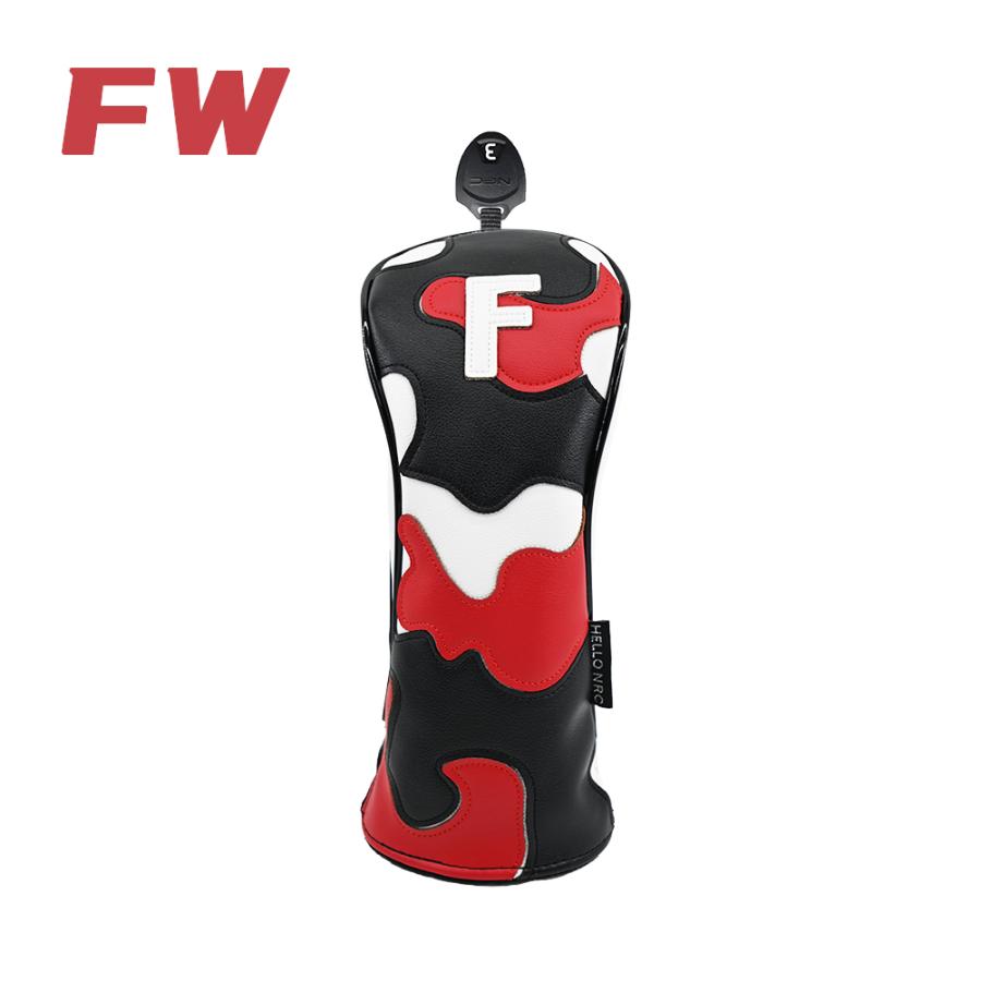 【ヘッドカバー】 迷彩 単品 DR・FW・UT