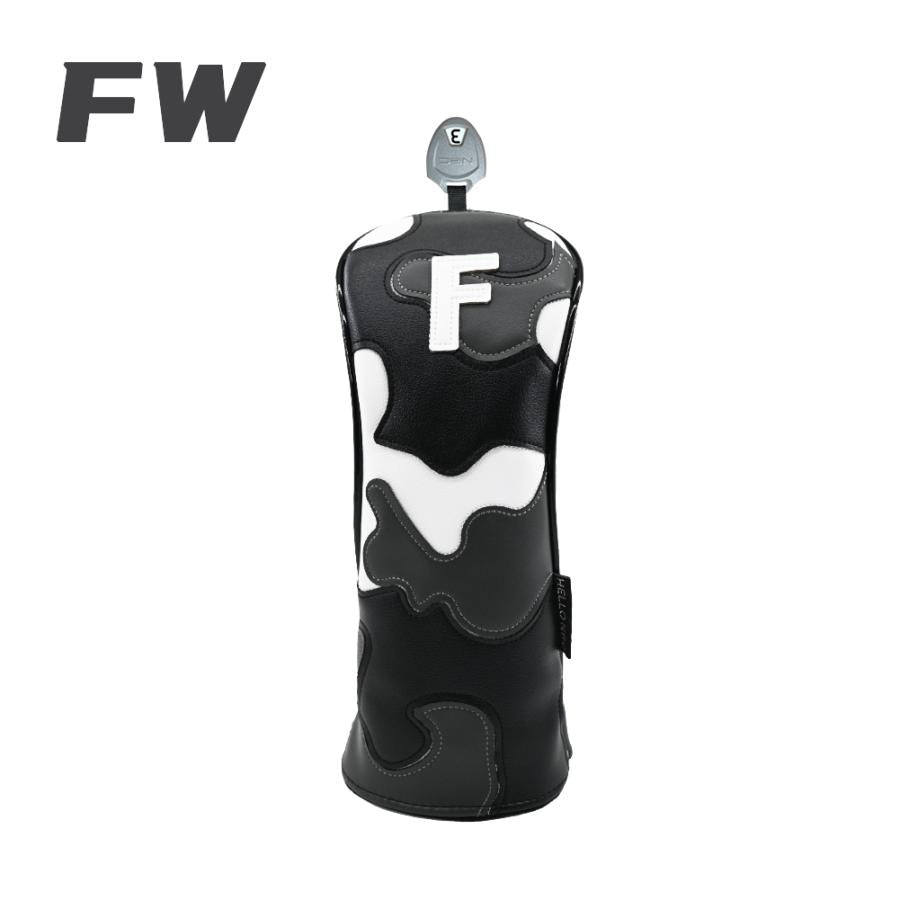 【ヘッドカバー】 迷彩 単品 DR・FW・UT