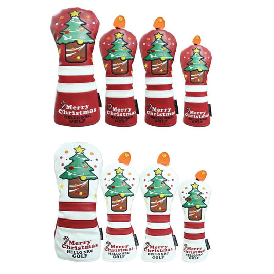 【ヘッドカバー】  クリスマス 4点セット DR/FW×2/UT