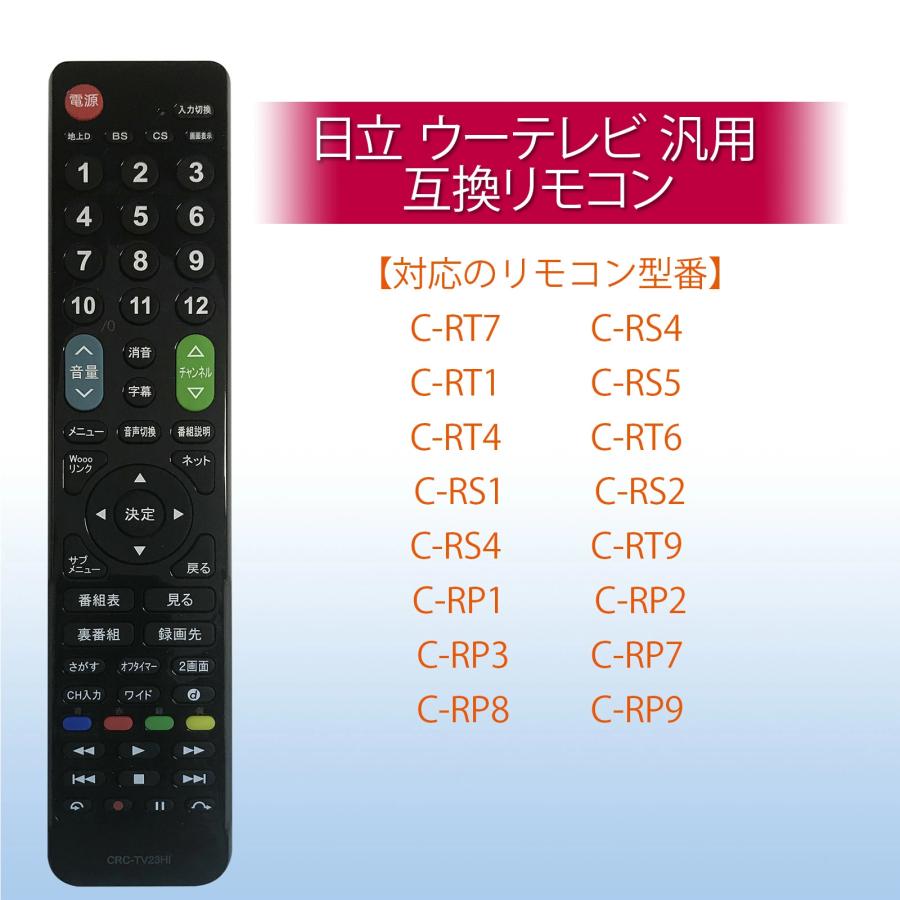 テレビリモコン ※単四乾電池2本付き