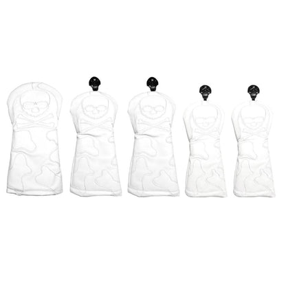 【ヘッドカバー】  骸骨 5点セット DR/FW×2/UT×2