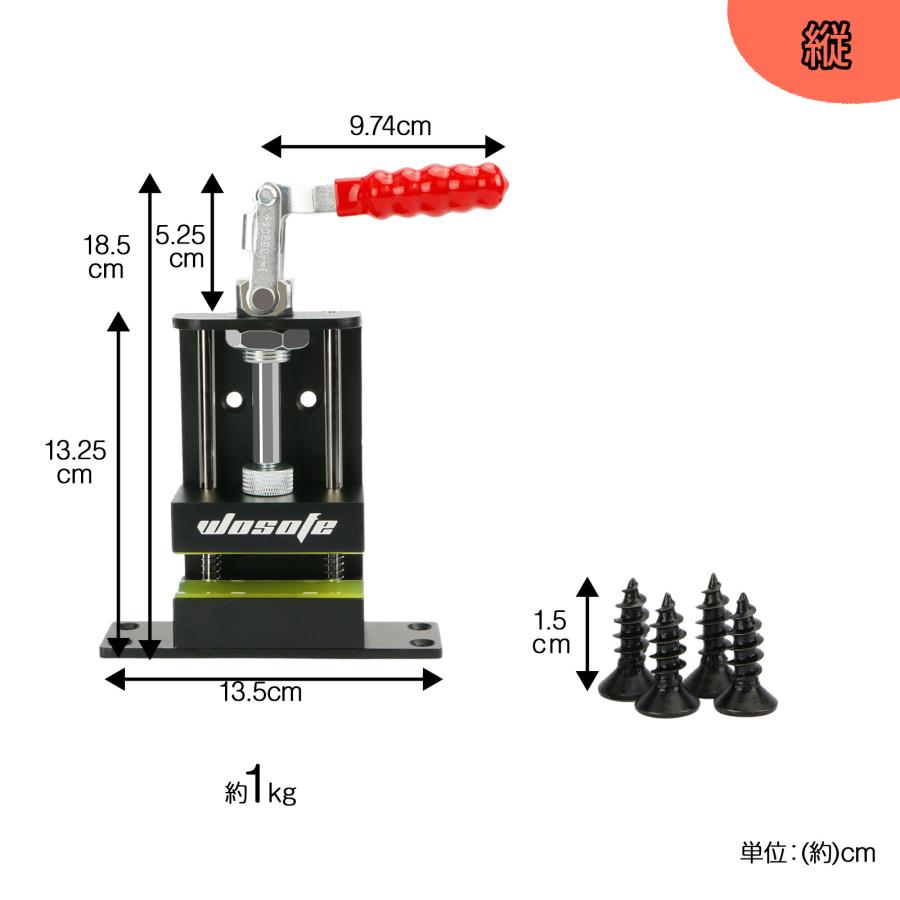 ゴルフ グリップ ツール クランプ グリップ 交換 バイス リシャフト用 組み立て工具 クランプ 縦 横