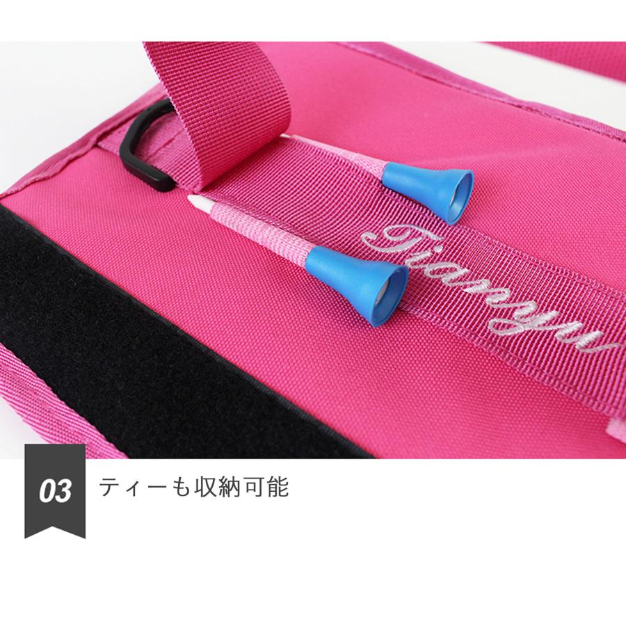 ゴルフ ショルダー バッグ キャリー ケース ポータブル ショルダーバッグ ティー 収納可能