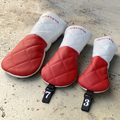 【ヘッドカバー】WAKAE GOLFオリジナル wakaeダイヤ 単品 4点セット DR・FW・UT