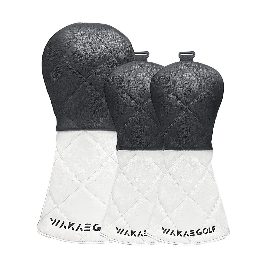 【ヘッドカバー】WAKAE GOLFオリジナル ダイヤ  4点セット DR/FW×2/UT