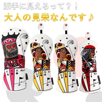 【ヘッドカバー】トランプ 単品 DR・FW・UT
