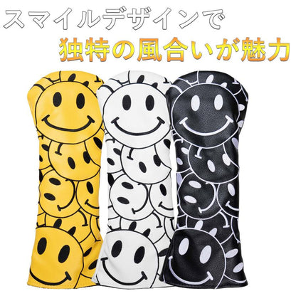 【ヘッドカバー】 新スマイル 単品 DR・FW・UT