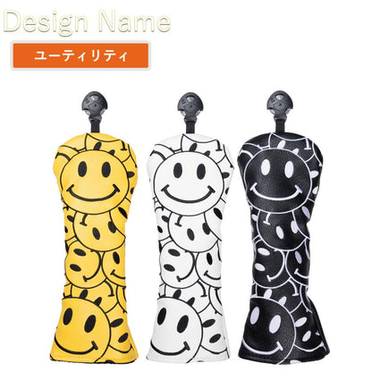 【ヘッドカバー】 新スマイル 単品 DR・FW・UT