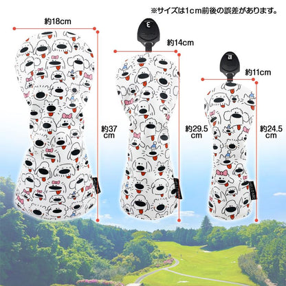 【ヘッドカバー】 ペロドッグ 単品 DR・FW・UT
