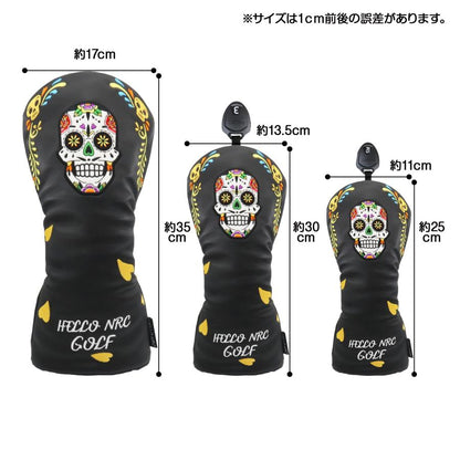 【ヘッドカバー】 メキシコスカル 4点セット