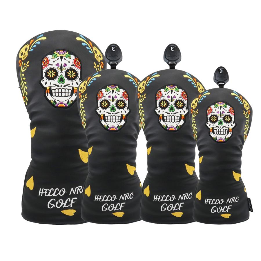 【ヘッドカバー】 メキシコスカル 4点セット