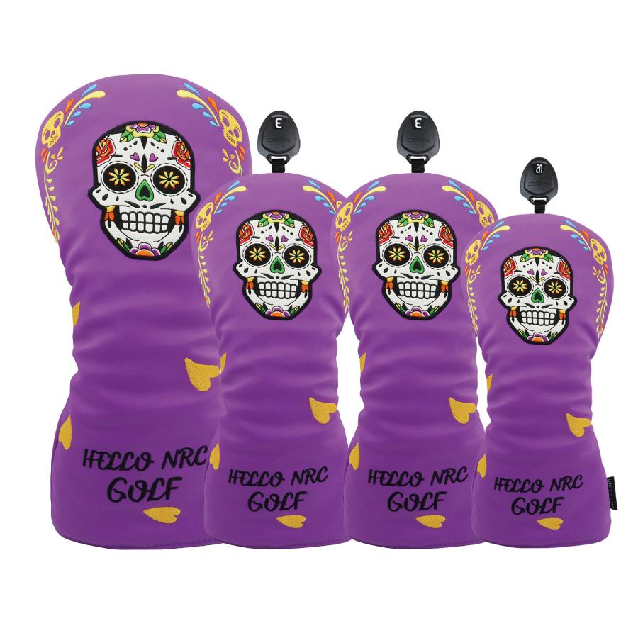【ヘッドカバー】 メキシコスカル 4点セット