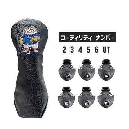 【ヘッドカバー】 虎キャラクター 4点セット DR/FW×2/UT